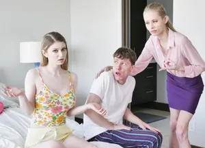 Mẹ kế bắt con gái riêng của người chồng phang với cậu con trai